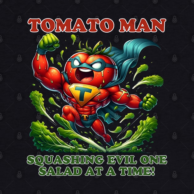 Tomato Man - Hero of Healthy Habits by vk09design